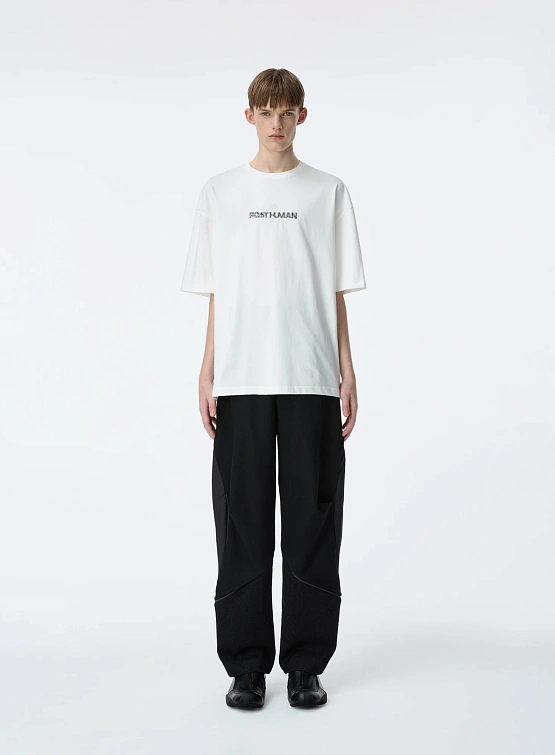 Футболка ADERERROR Post Human Product. 48 Off White