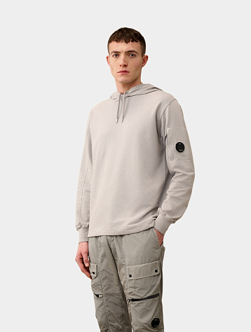 Худи C.P. Company Light Fleece Hoodie Drizzle Grey