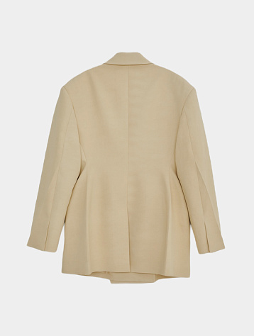 Женский пиджак Recto Corte Over Double Boat Jacket Beige