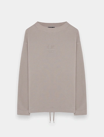 Свитшот C.P. Company Diagonal Fleece Boxy Vintage Khaki