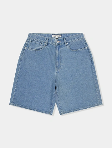 Шорты YESEYESEE Basal 5 Pockets Bleached Indigo