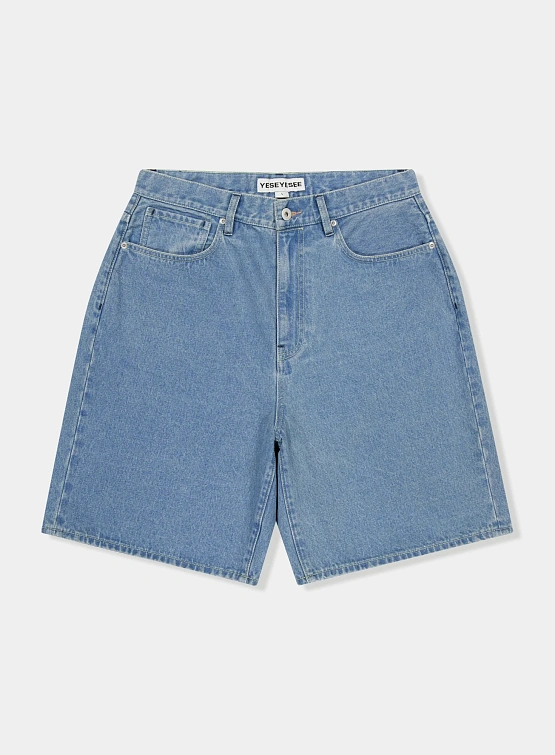 Шорты YESEYESEE Basal 5 Pockets Bleached Indigo