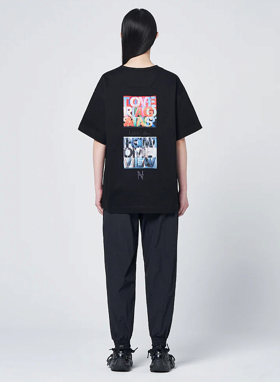 Женская футболка JUUN.J х NIKI HARE Overfit T-Shirt Black