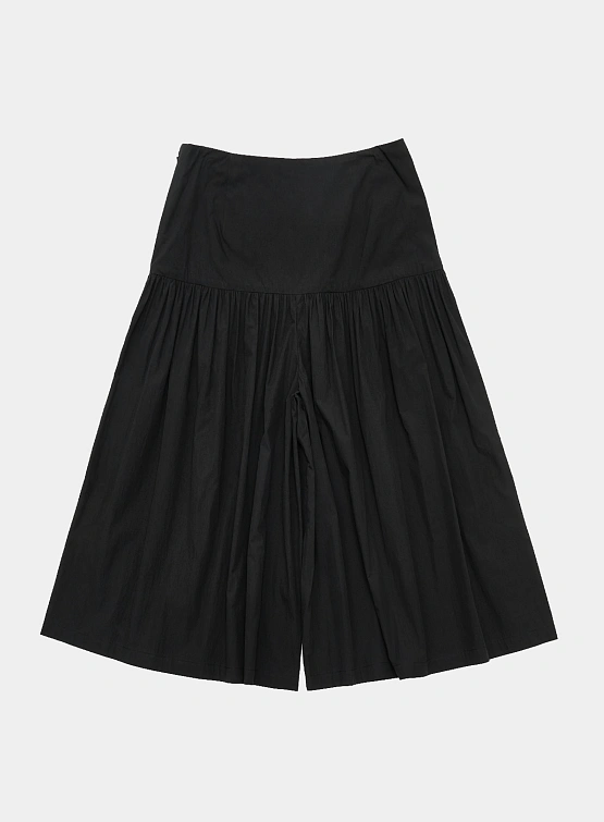 Женские брюки AMOMENTO Shirring Flare Pants Black