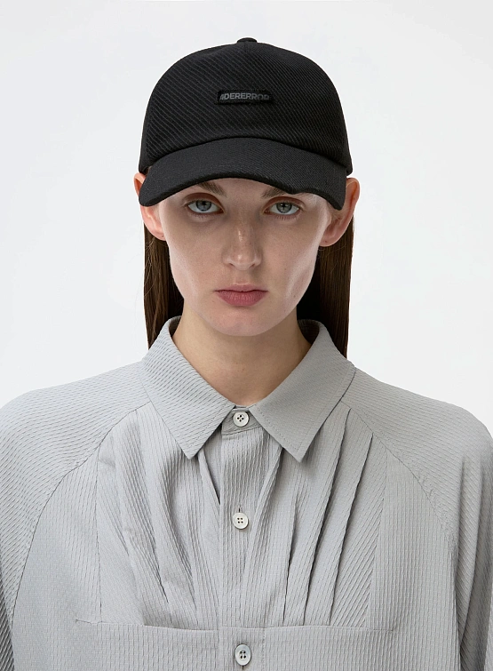 Кепка ADERERROR Tetraight Cap Product. 123 Black