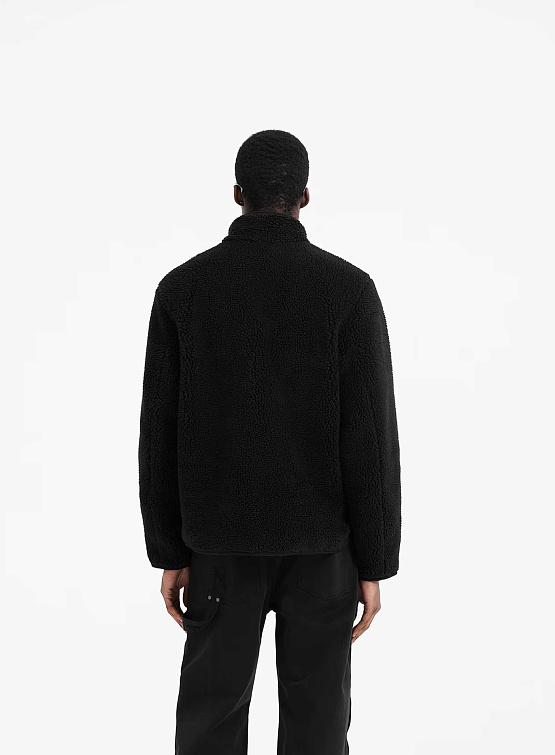 Флисовая куртка Represent Clo Fleece Zip Through Jet Black
