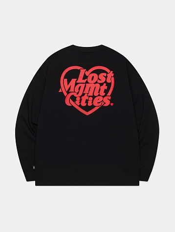 Лонгслив LMC Heart Globe Long Slv Tee Black
