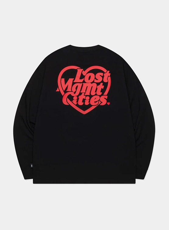 Лонгслив LMC Heart Globe Long Slv Tee Black