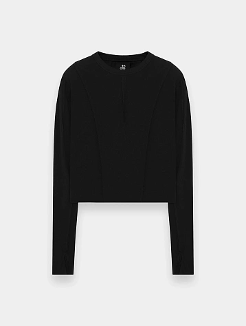 Женский лонгслив thom/krom W TS 534 Black
