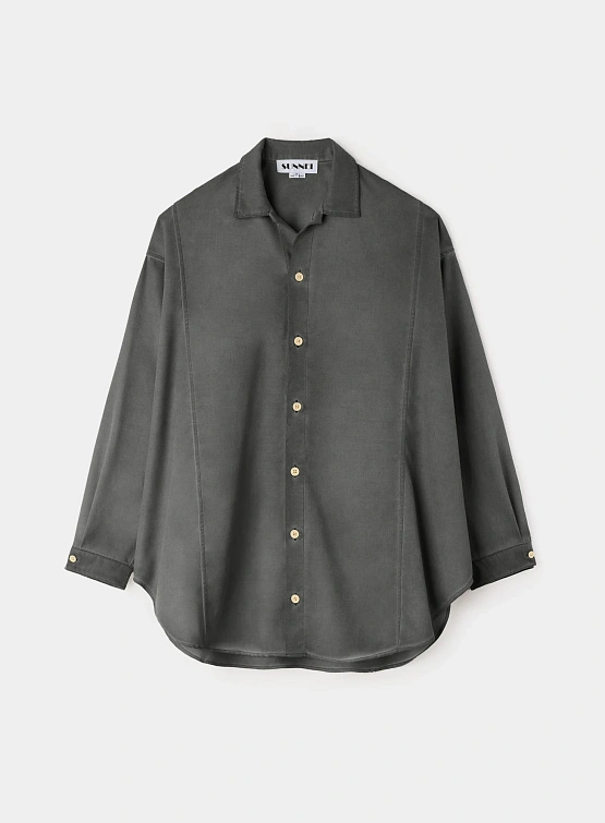 Рубашка Sunnei Mega Over Shirts With Cuts Grey