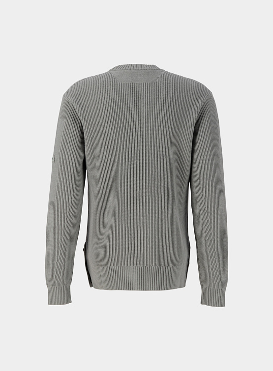 Свитер A-COLD-WALL* Fisherman Rib Top Light Grey
