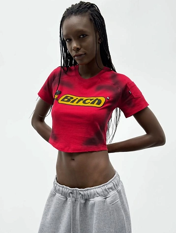 Футболка MADFRENZY Bitch Red