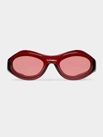 Очки NO PROBLEMO x LE SPECS Vortex Vermillion/Crimson Tint