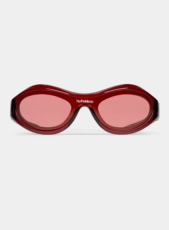 Очки NO PROBLEMO x LE SPECS Vortex Vermillion/Crimson Tint