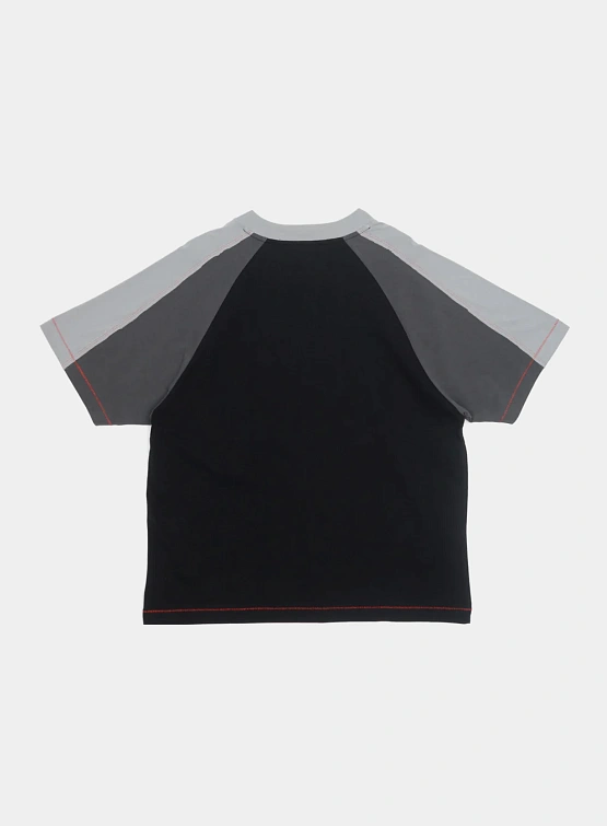 Футболка Jungles Jungles Double Layer Sleeve Black Grey