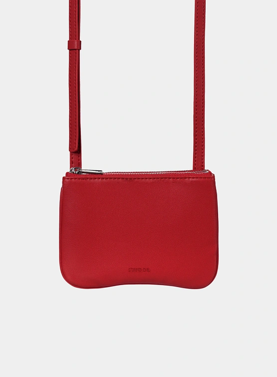 Женская сумка STAND OIL Cookie Accordion Red