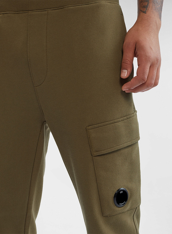 Брюки C.P. Company Diagonal Raised Fleece Butternut