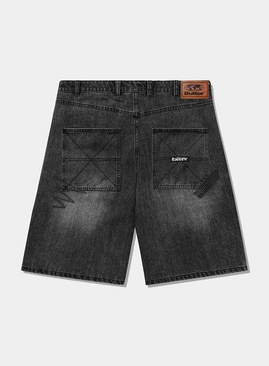 Шорты Butter Goods Stitch Shorts Distressed Grey