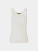 Женский топ Recto RC Logo Jacquard Patch Tank Top White