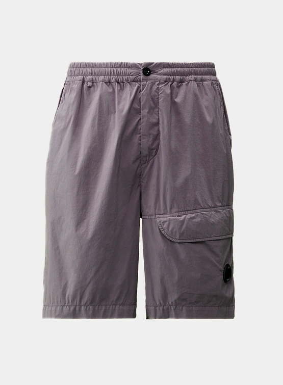 Шорты C.P. Company 50 Fili Stretch Cargo Lens Lavander Violet