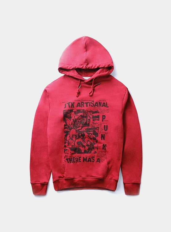 Худи JUNTAE KIM 'There Was A Punk' Red