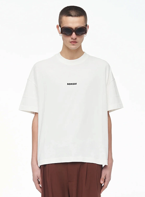 Футболка BONSAI Oversize Classic Logo Off-White