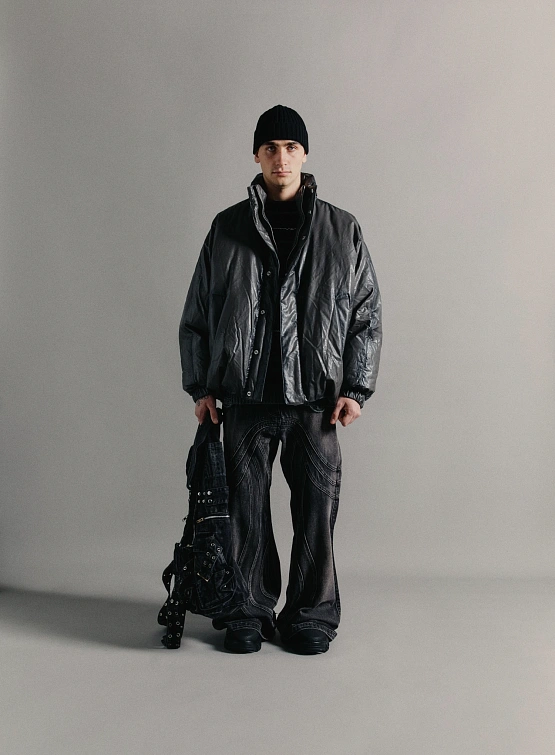 Пуховик System Goose Down Jumper Dark Grey