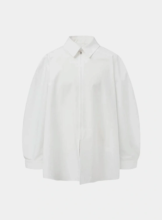 Овершот AMOMENTO Raglan Oversized Zip-Up White