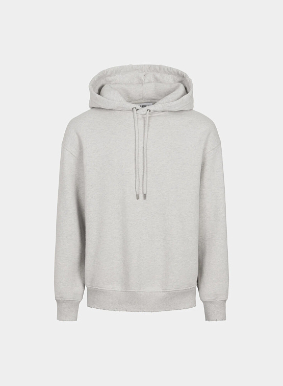 Худи Han Kjøbenhavn Distressed Grey Melange