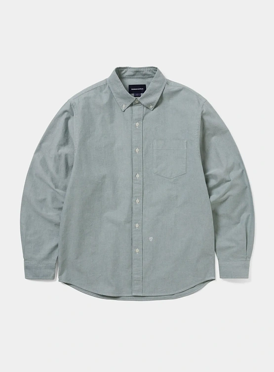 Рубашка thisisneverthat Oxford Shirt Green