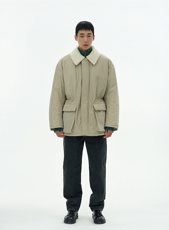 Парка AMOMENTO Padded Safari Jumper Beige