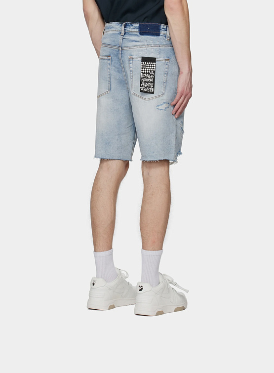 Шорты Ksubi Wolf Short Ghosted Denim