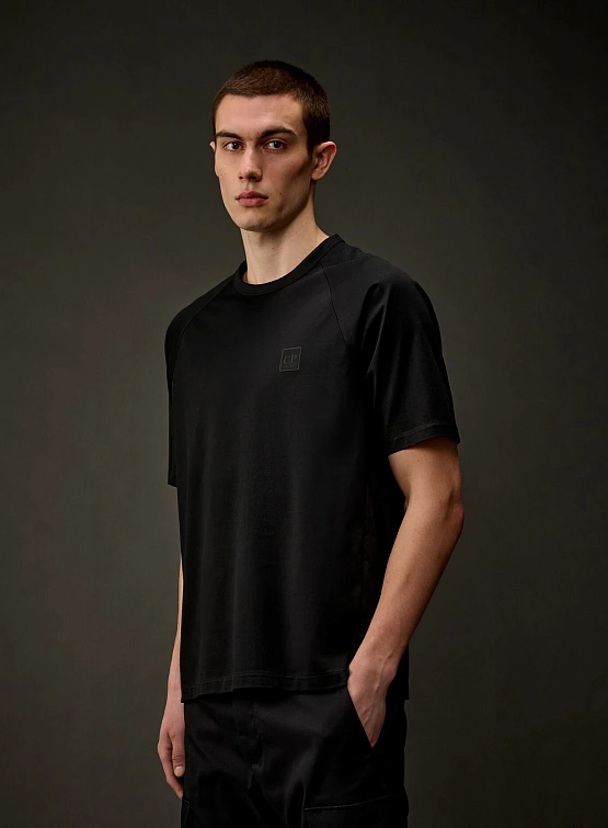 Футболка C.P. Company The Metropolis Series Mercerized Black