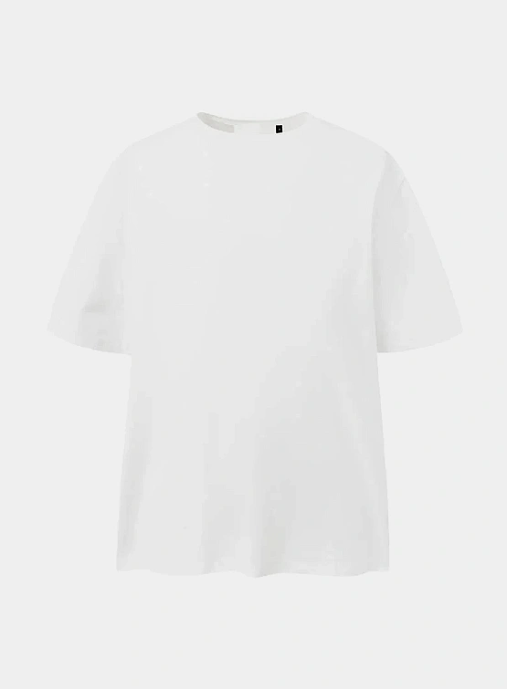 Футболка AMOMENTO Boat Neck T-Shirts White
