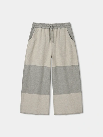 Брюки ANGLAN Reverse Panel Wide Sweat Grey