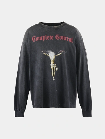 Лонгслив SAINT MXXXXXX Kosuke Kawamura Complete Control Black