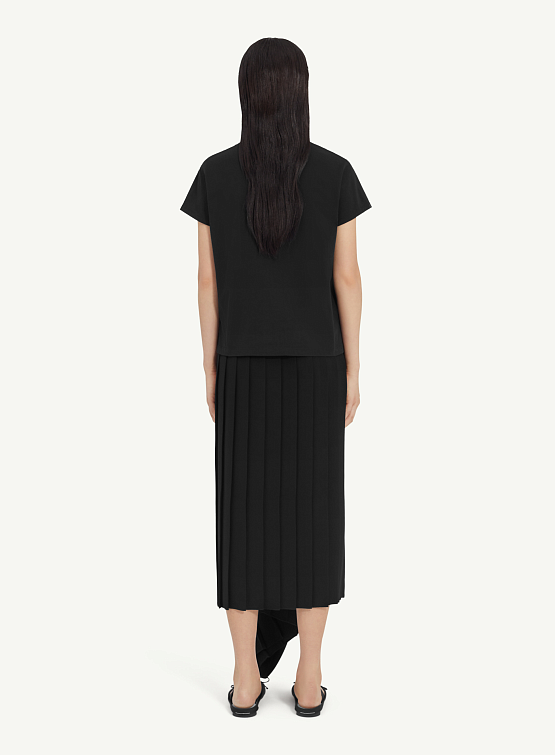 Футболка MM6 Maison Margiela Numeric Logo Tag Black