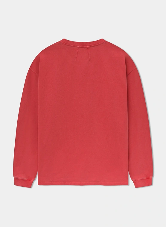 Лонгслив RHUDE Logo Ls Vtg Red
