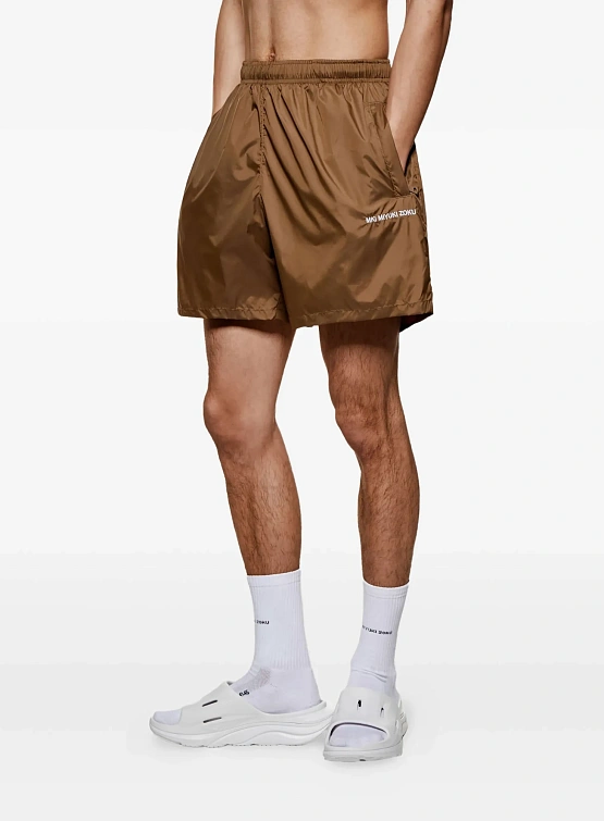 Шорты MKI MIYUKI ZOKU Swim Shorts Brown