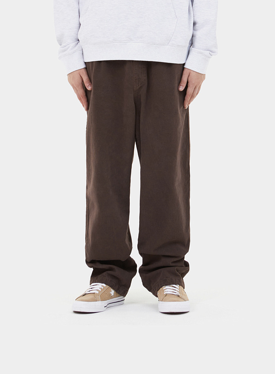 Брюки LMC Overdyed Easy Pants Brown