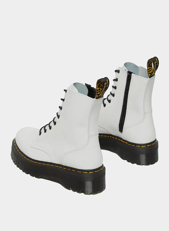 Женские ботинки Dr. Martens Jadon Smooth Platform White