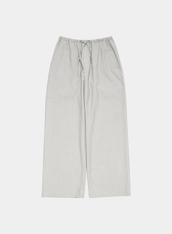 Брюки AMOMENTO Wool Banding Pants Beige