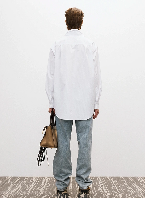 Рубашка Recto Double Collar Stripe Light Blue