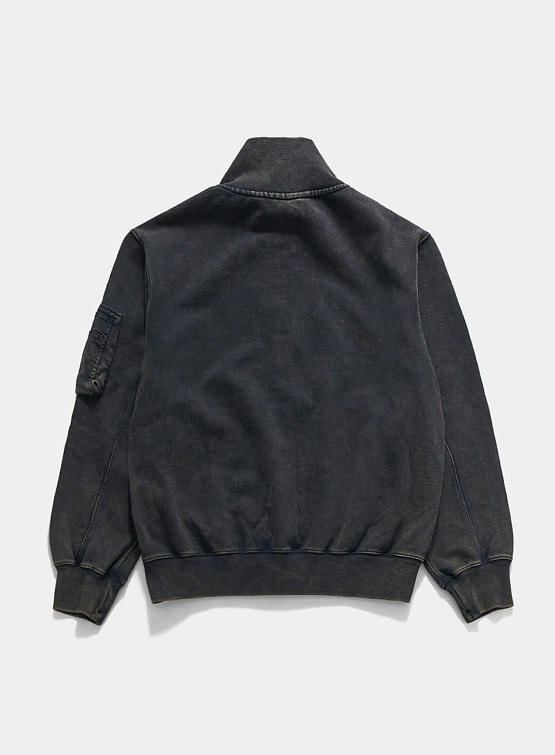 Толстовка на молнии EASTLOGUE Flight Zip Up Vintage Charcoal