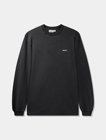 Лонгслив Butter Goods Basic L/S Tee Washed Black