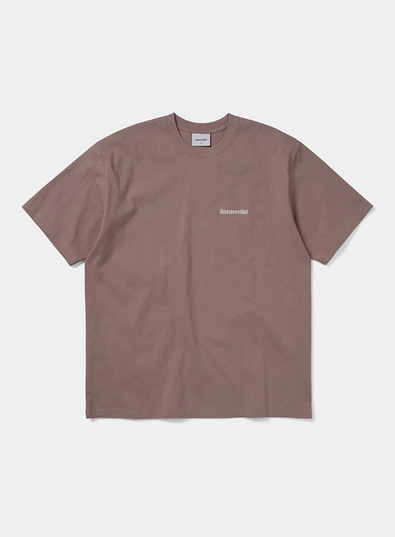 Футболка thisisneverthat 4 Panels Tee Dusty Pink