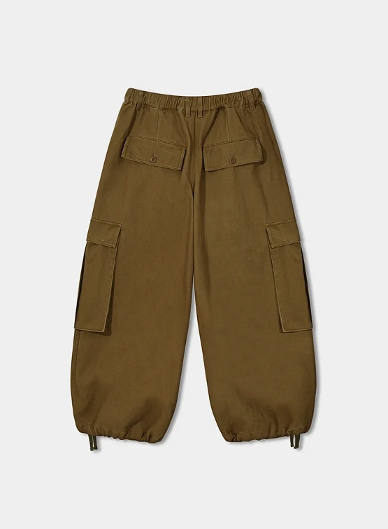 Брюки ANGLAN Twill Cargo Balloon Brown