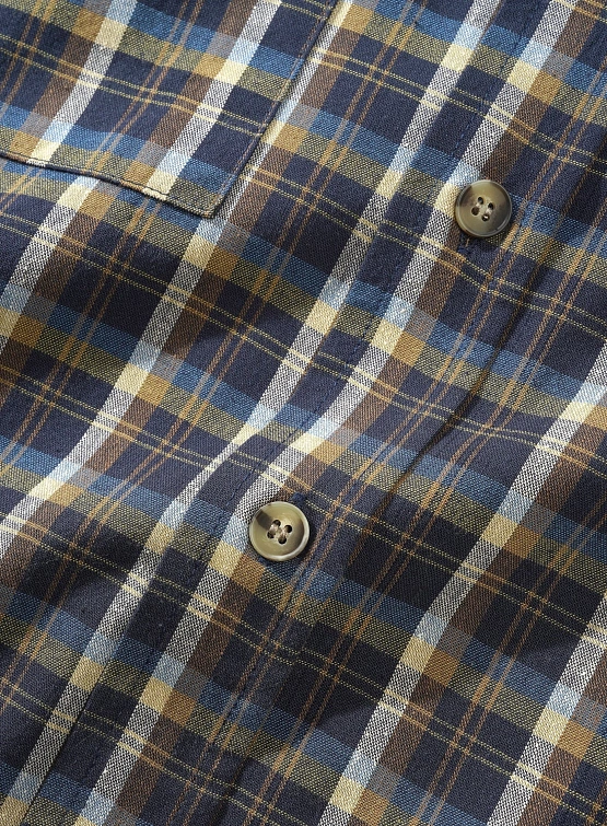 Рубашка Butter Goods Terrain Plaid Shirt Navy