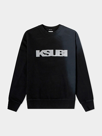Женский свитшот Ksubi Sott 3m Klassic Crew Black