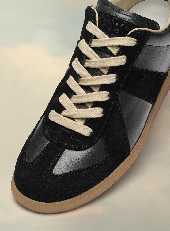 Кеды Maison Margiela Replica Low Top Carry Over Black Gum